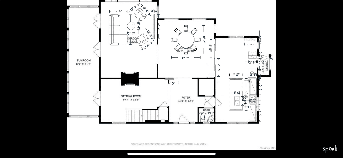 Three Story House Layout designed by Janet Lawrence