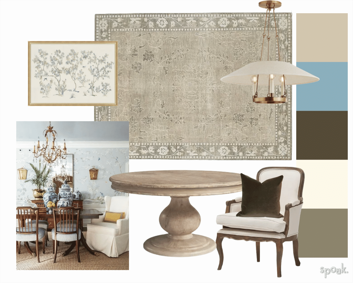 Great Room Mood Board designed by Shannon Stucke