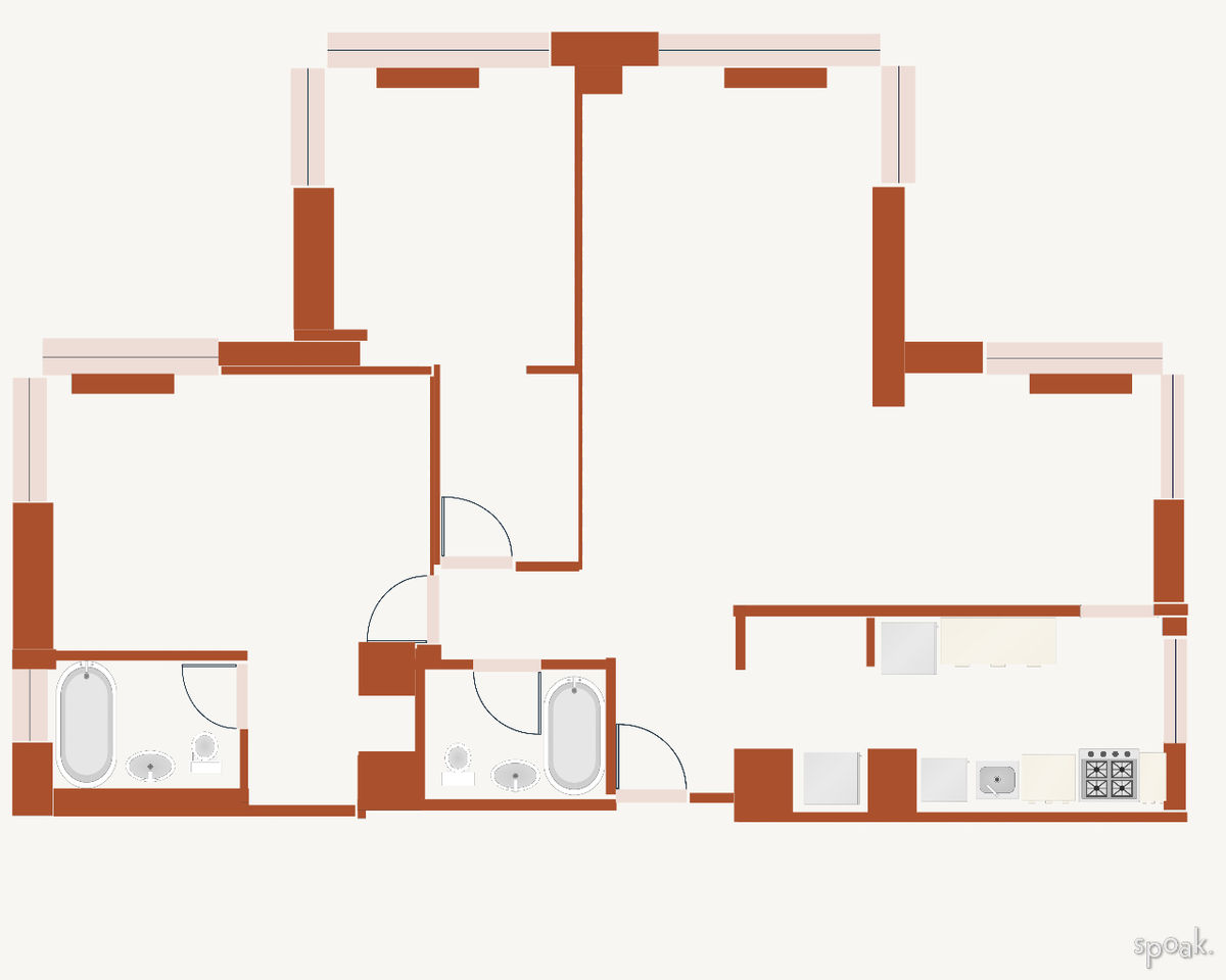 Furniture floorplan designed by Paige Papandrea