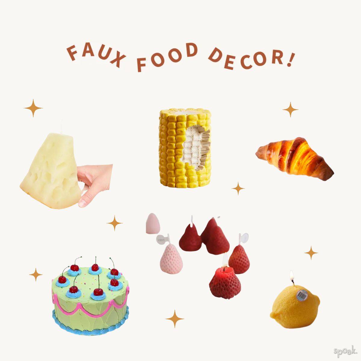 Faux Food Decor designed by Daniela Araya