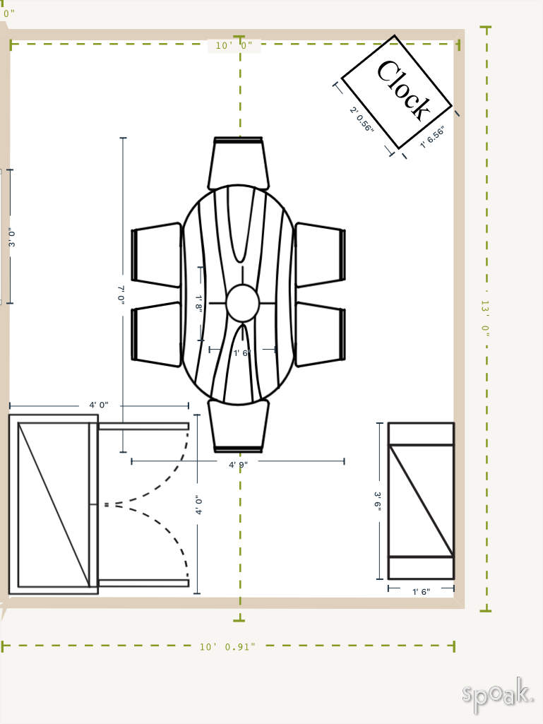 Dining Room Plan designed by M Beichert