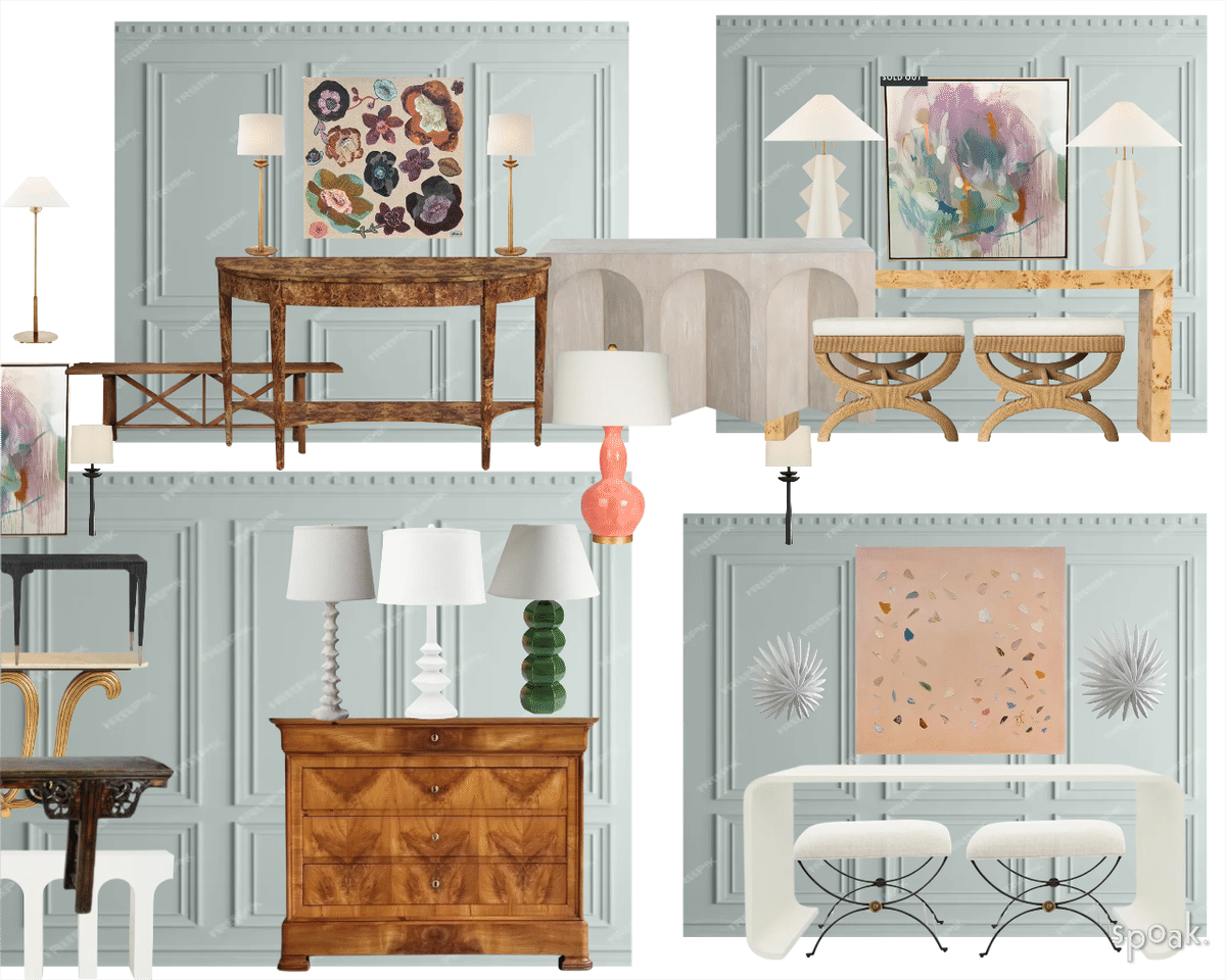 Living Room Mood Board designed by Lindsey Beatty