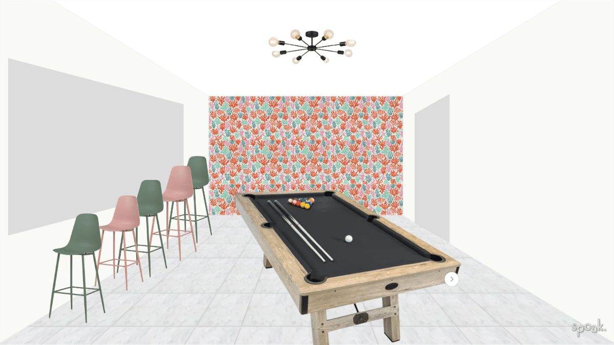 Game Room designed by Kaitlyn Aronis