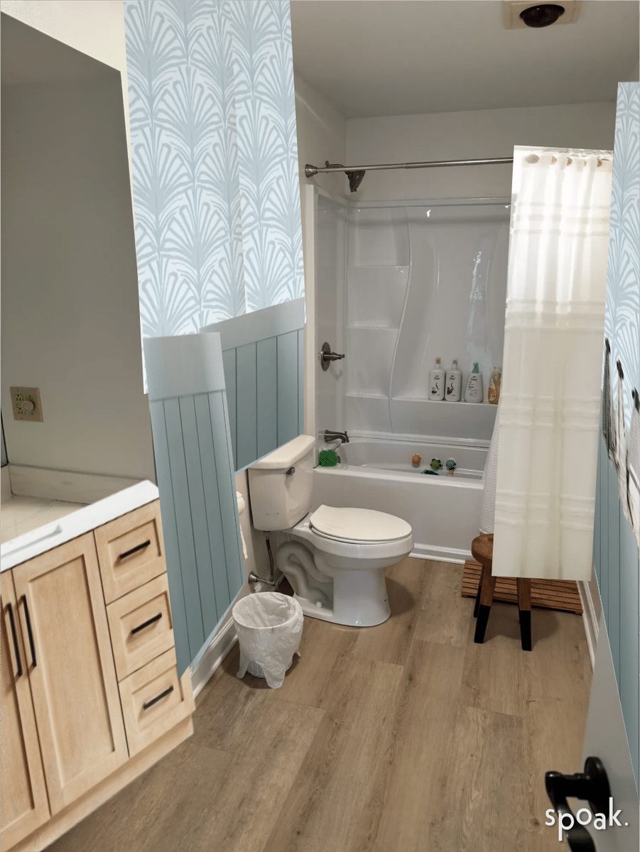 Guest Bathroom designed by Demi Schweers