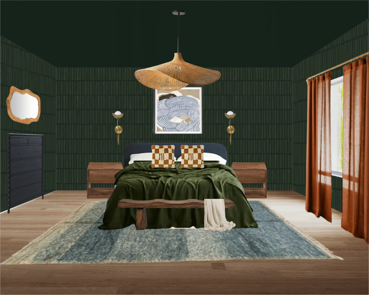 Guest Bedroom designed by Kim Whisenant