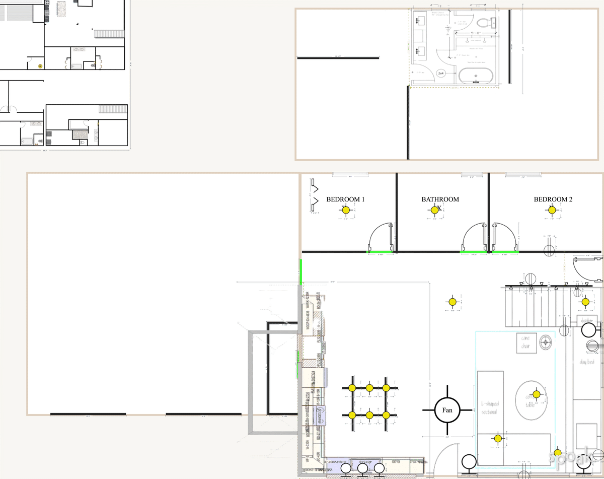 Two Story House Layout designed by Moriah Hawks