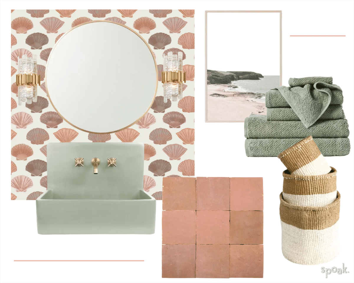 Pink Bathroom Hue designed by Shannon Stucke