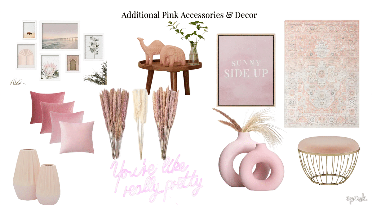 Pink Accessories designed by Nomadic Nooks