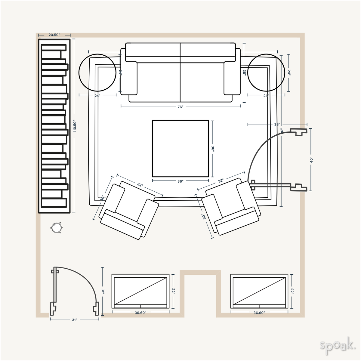 Kitchen Plan designed by J Burke