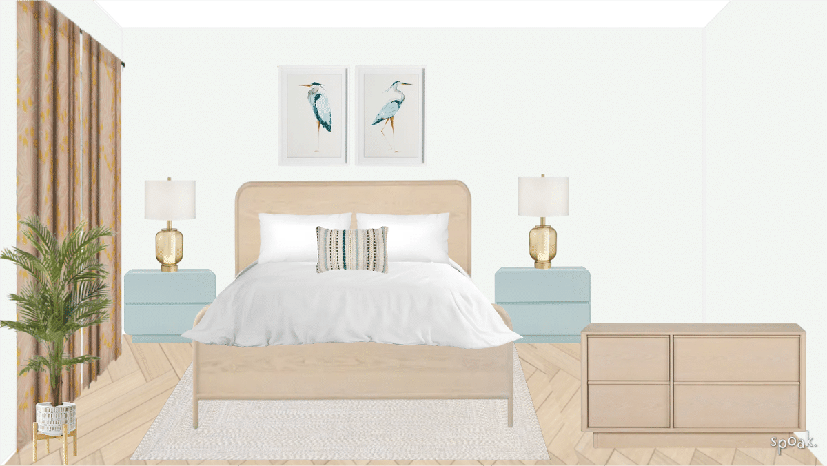 Bedroom 3 (no wallpaper) designed by Gillian Kline