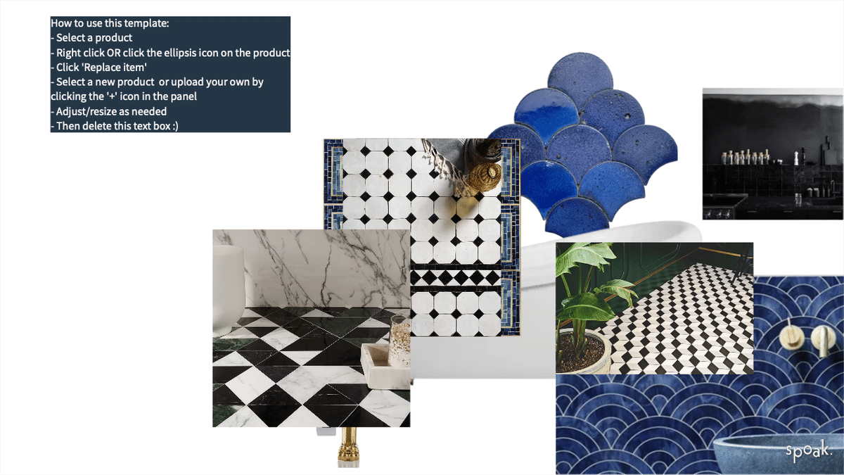 Kitchen Mood Board designed by William Runnels