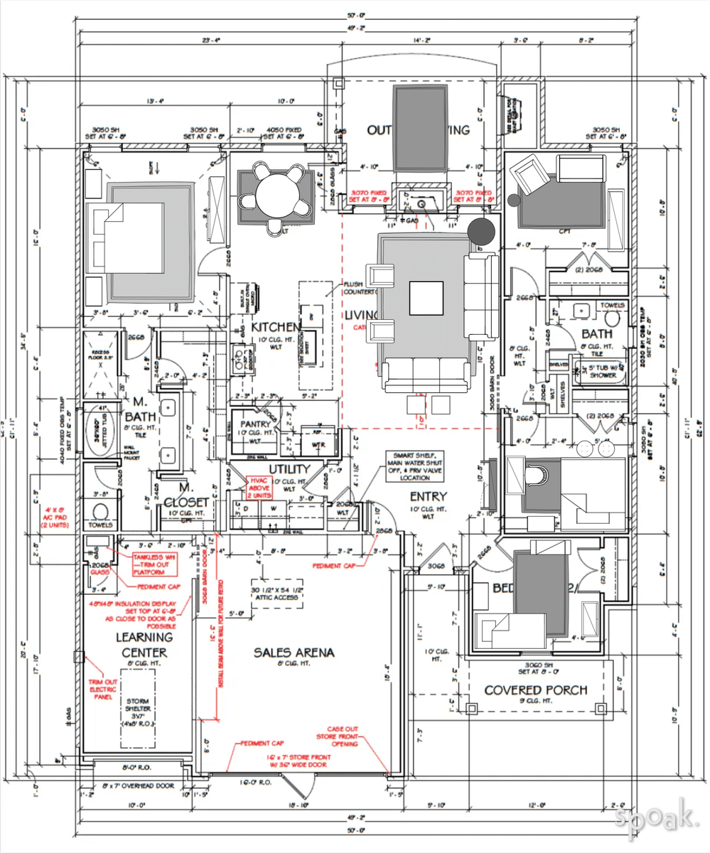 Guest Bedroom Layout designed by Katelyn Callender