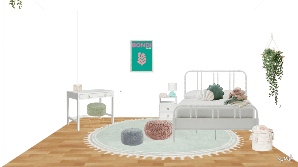 Bedroom designed by Katia Gailas