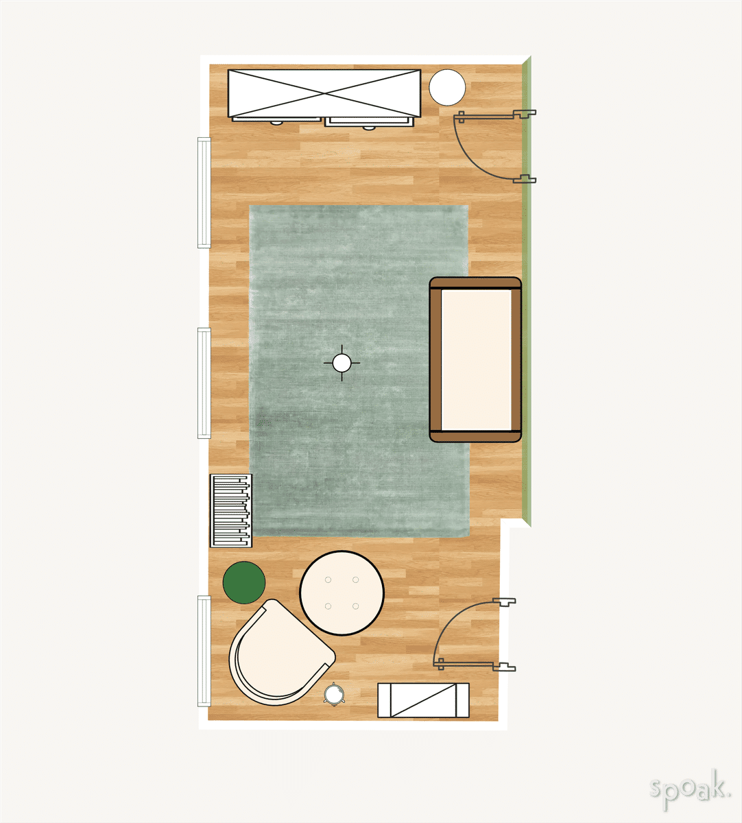 Nursery Plan designed by Elizabeth Sullivan