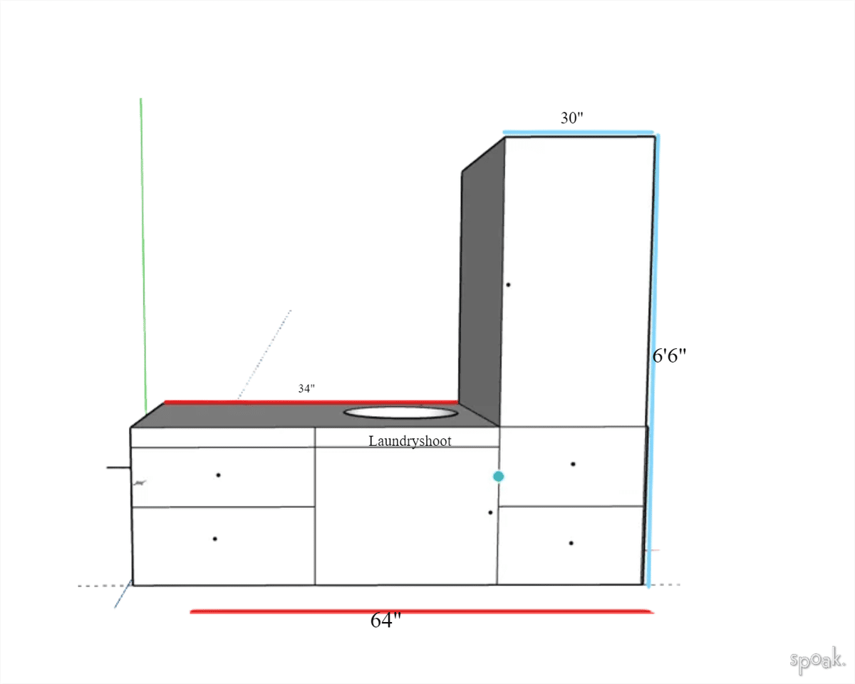 Cabinetry designed by Carolina Florez