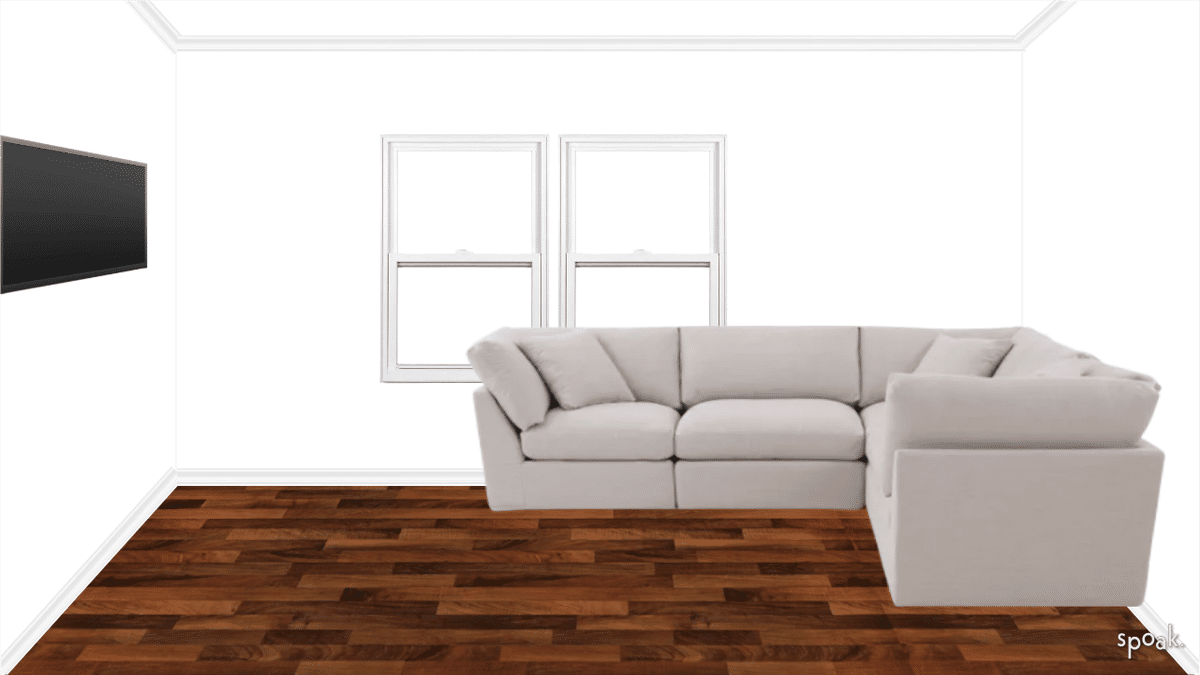 Living Room designed by Raechel Hannam
