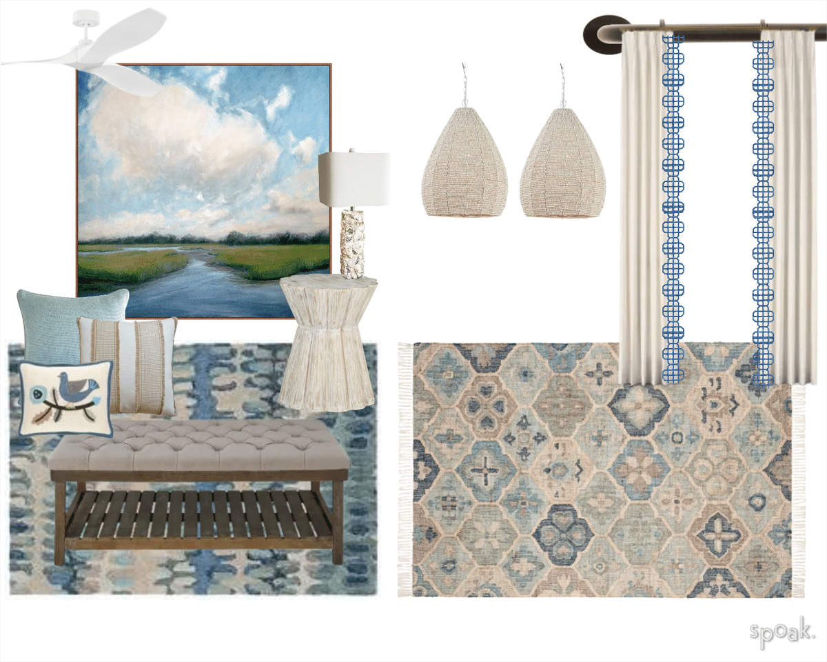 Craft Room Mood Board designed by alexa kellam