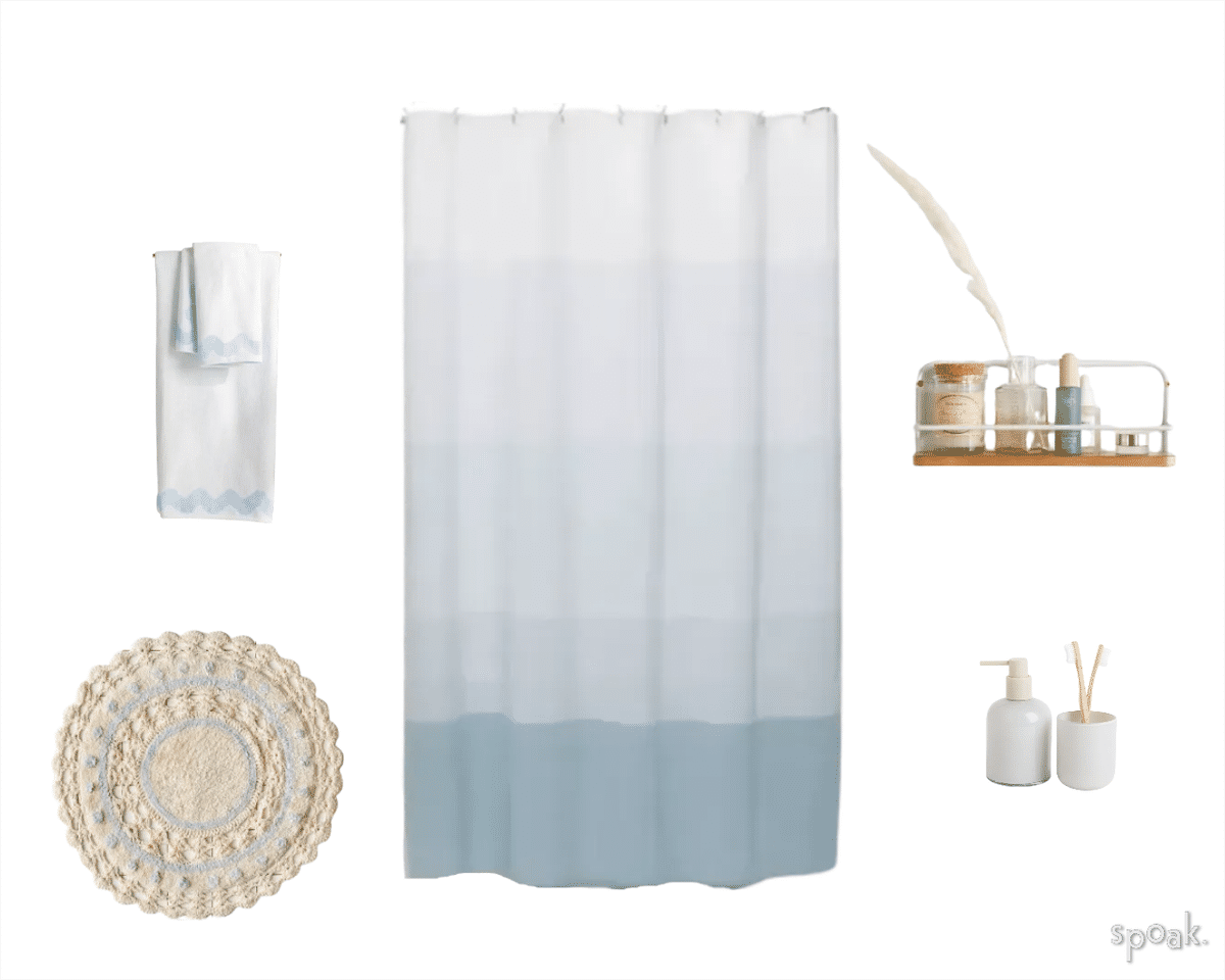 Primary Bathroom Mood Board designed by Eileen Preston