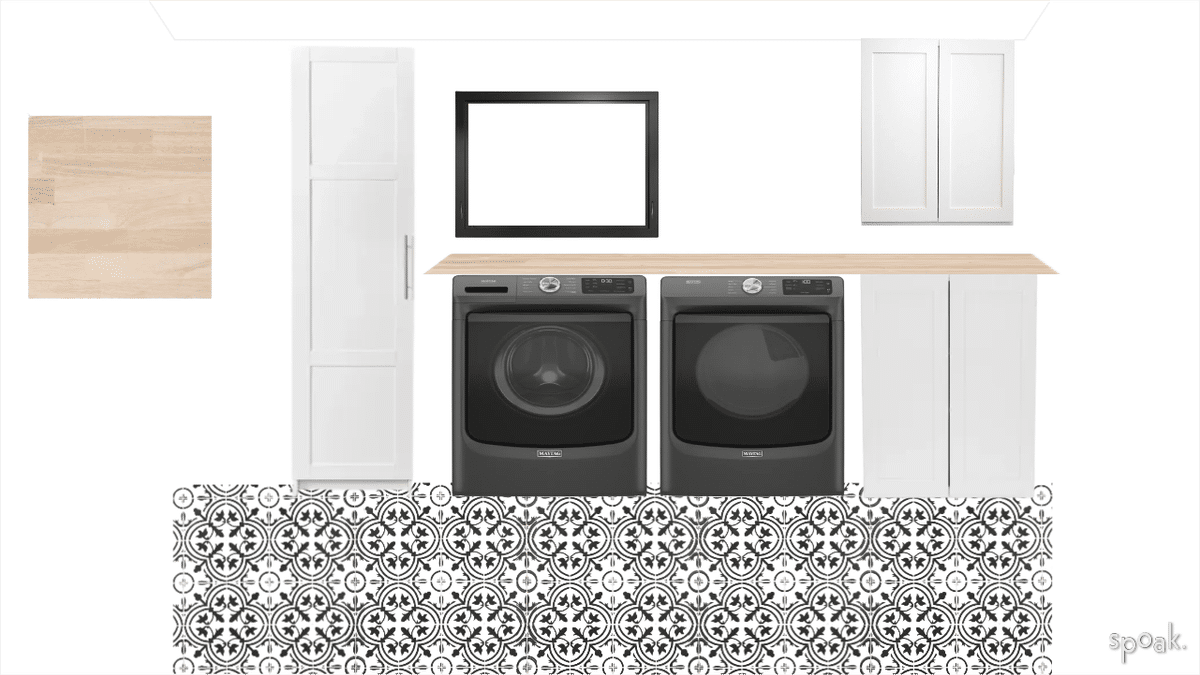 Laundry Room designed by Celeste Lindsey