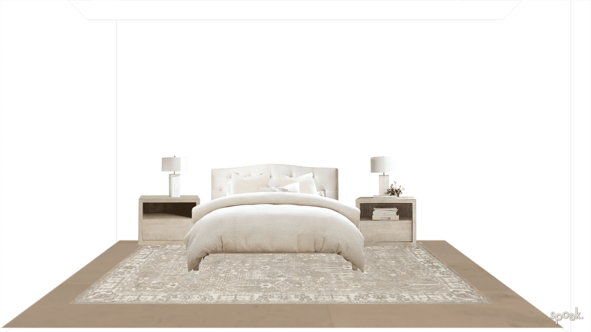 Bedroom designed by Katia Gailas