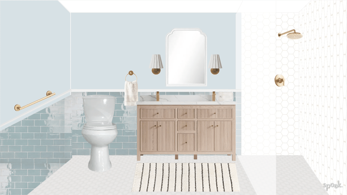 Bathroom designed by Anna Davidson