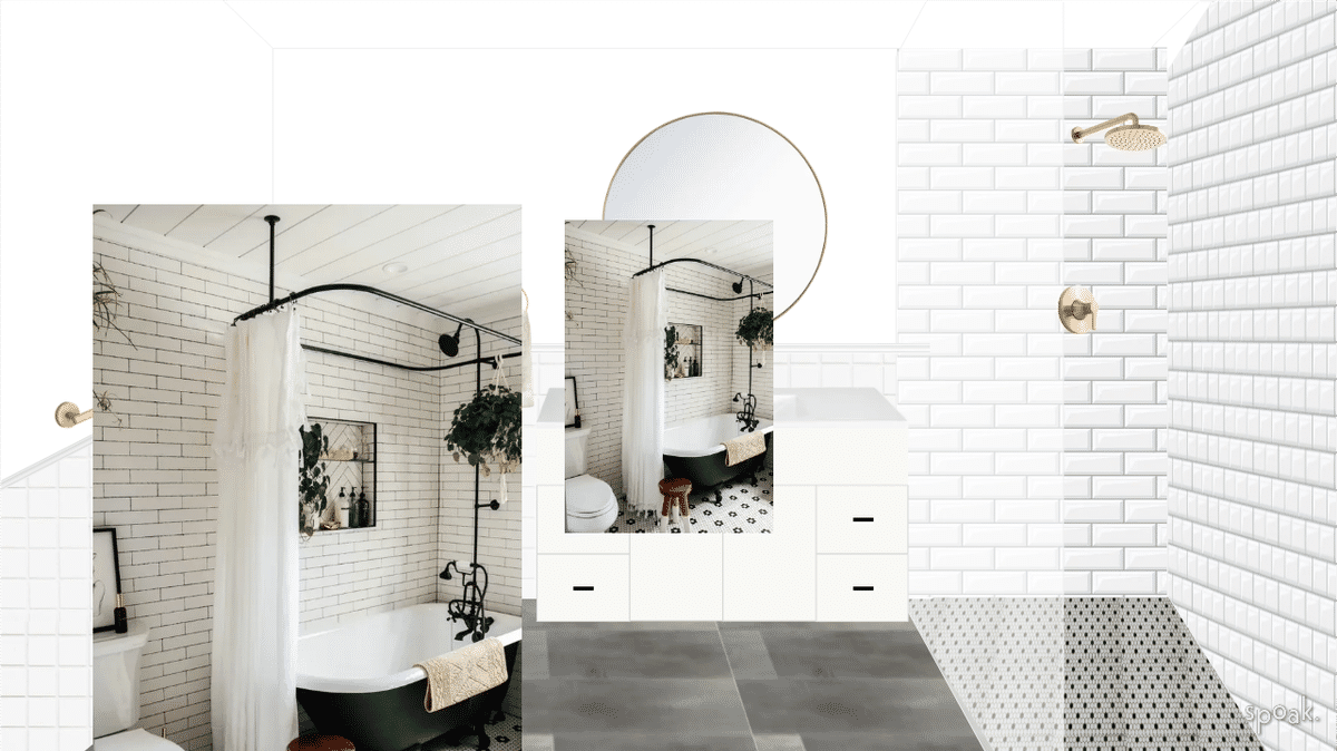 Guest Bathroom designed by Justus Porter