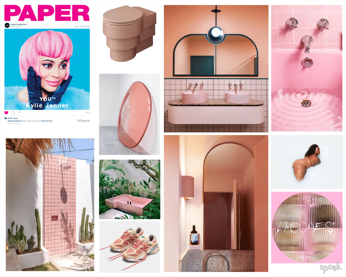 P!nk-hued bathroom designed by Rod Dennis