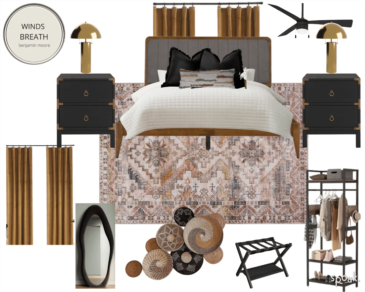 Main R1 Mood Board designed by Whitney Crutcher