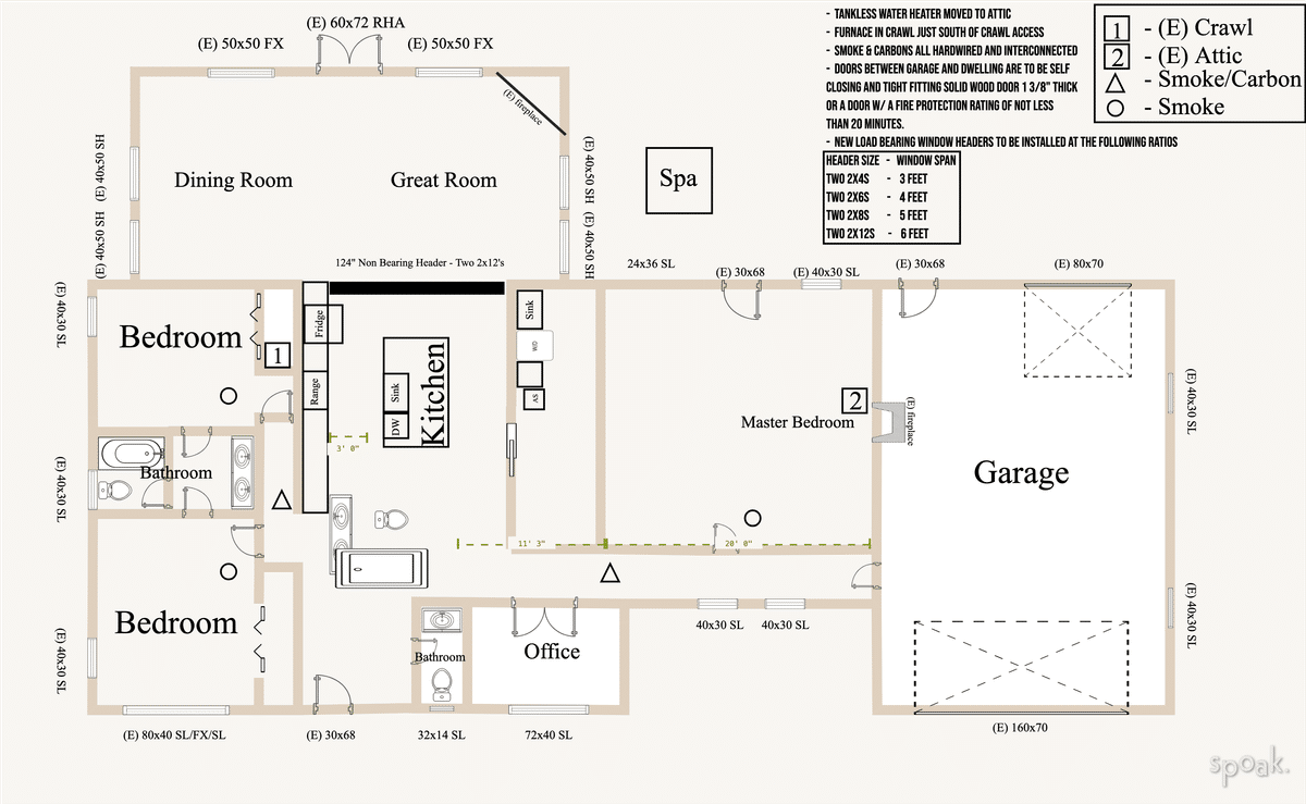 Bathroom Layout designed by Katie Wilson