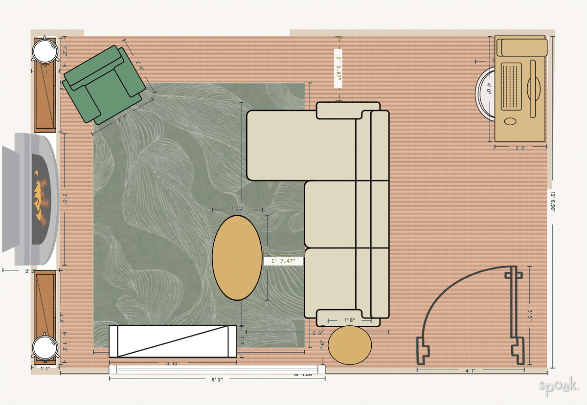 Kitchen Layout designed by Amelia Rudberg