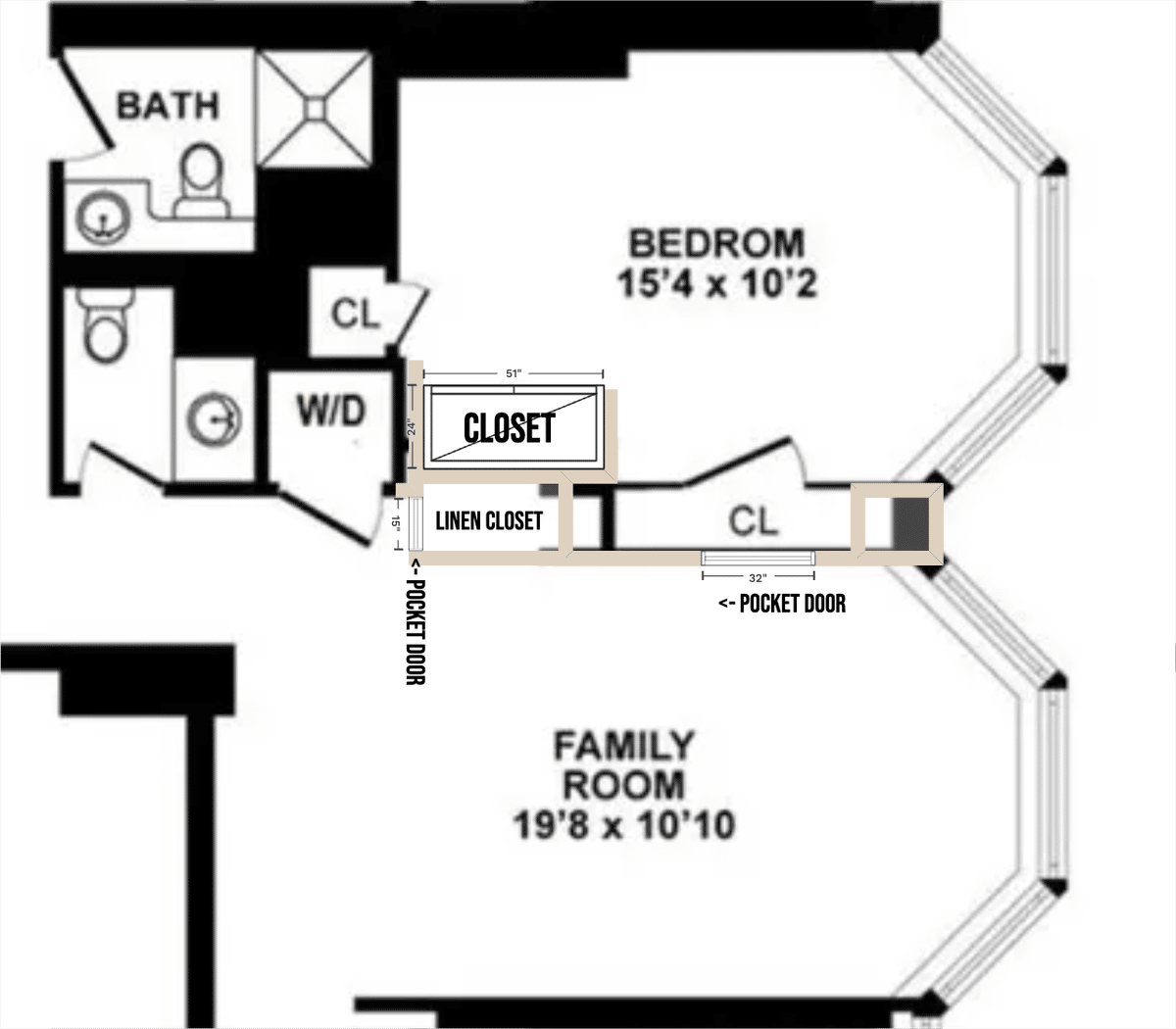 Kitchen Floor Plan designed by Isalyn Connell