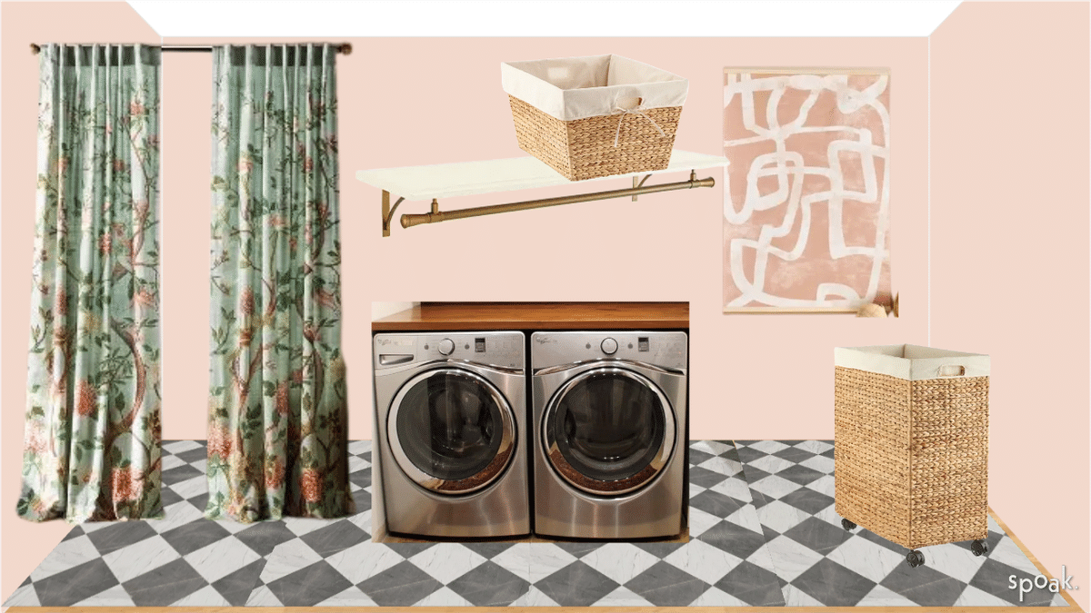 laundry room designed by Elaine Wackerly