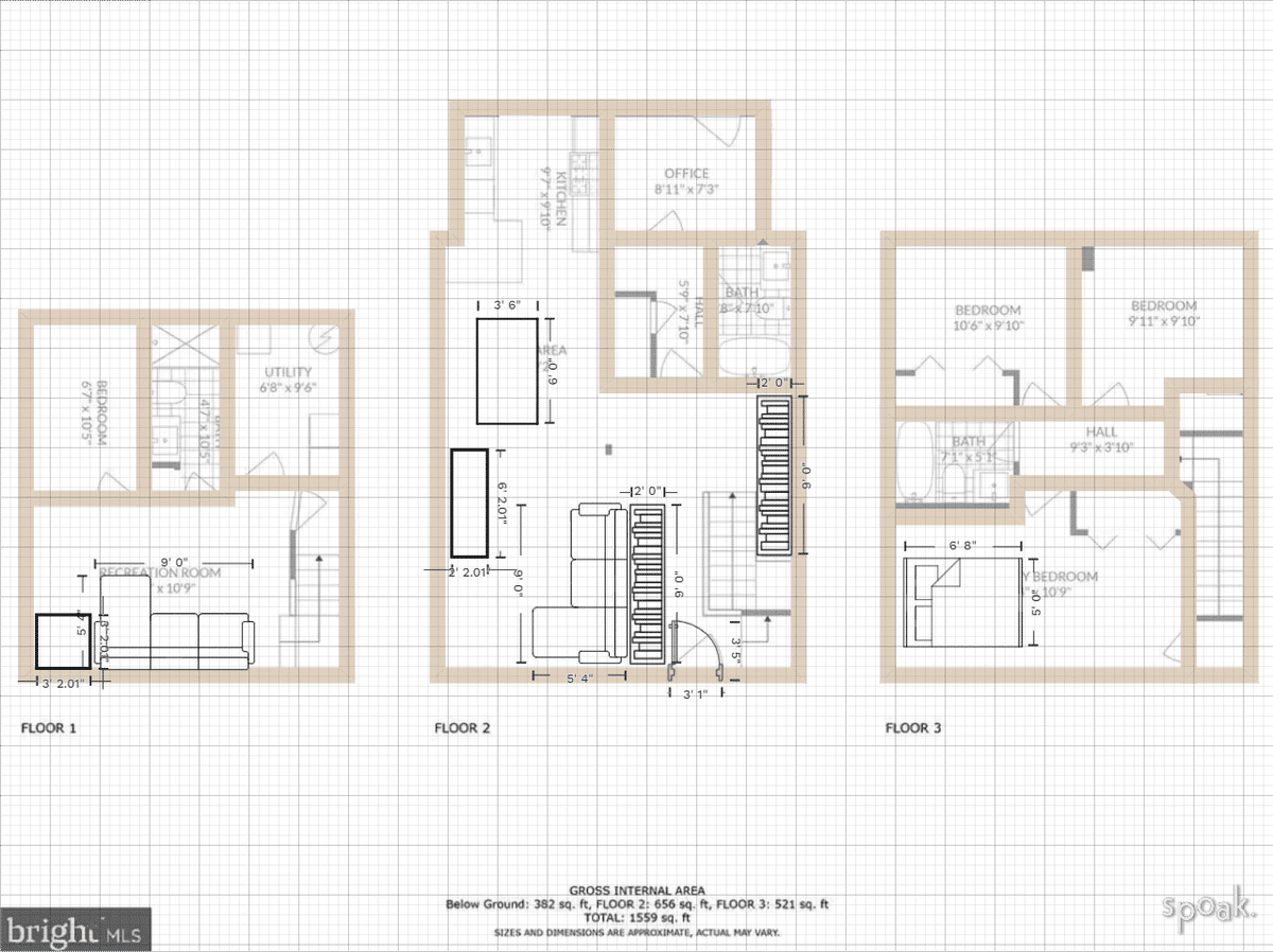 Kitchen Floor Plan designed by Gorby Smith-Wivell