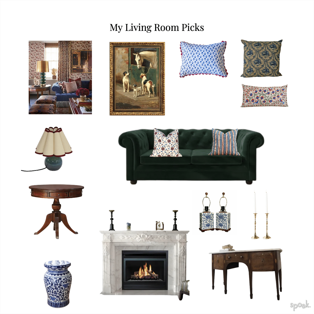 living room picks designed by Sarah Wood