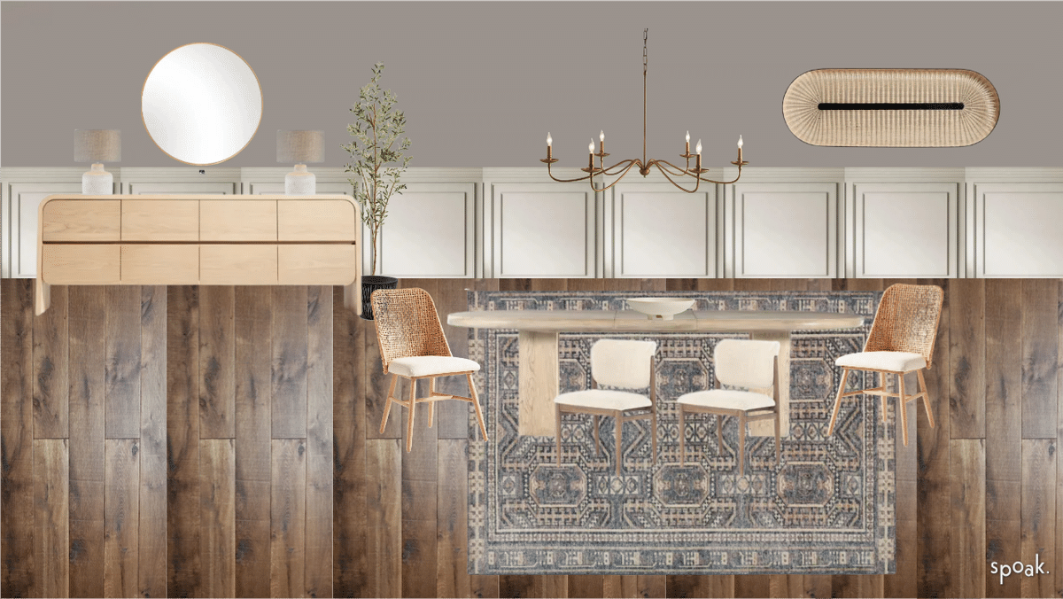 Dining Room Mood Board designed by Priscilla M