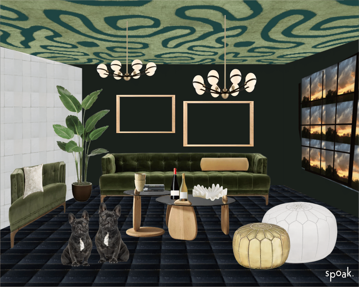 Living Room designed by Brianna Del Angel
