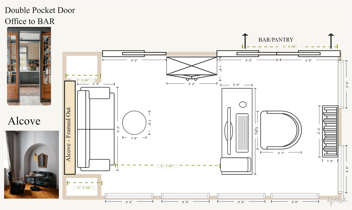 Bedroom Layout designed by sarah spagnola