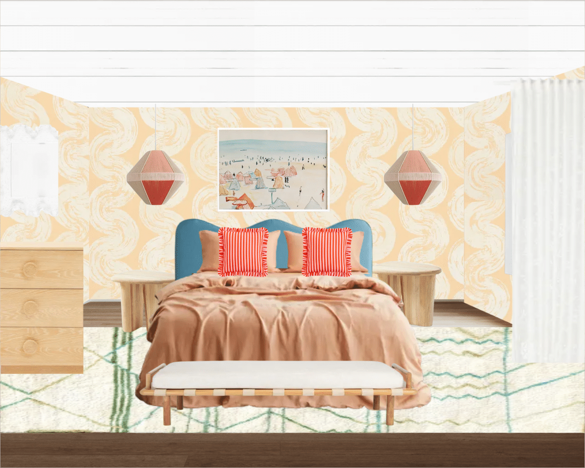 Coastal Bedroom designed by Spoak Decor