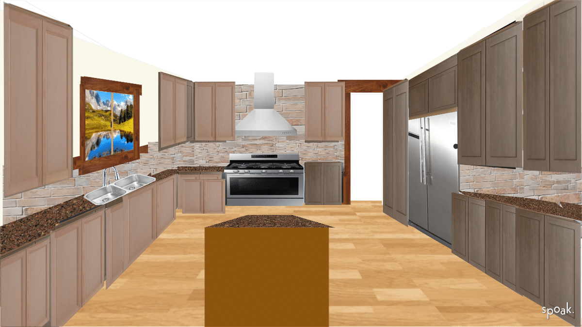 Golden Kitchen (copy 2) designed by Jill Koch