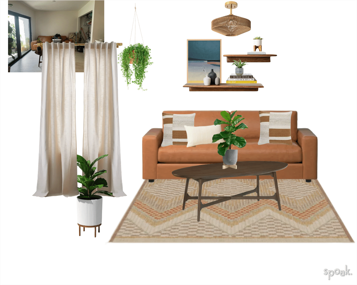 Den Mood Board designed by Katia Barroso