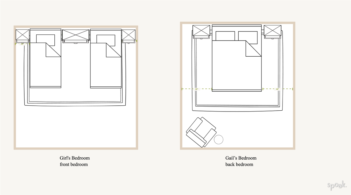 Bedroom Layout designed by frieda sitt