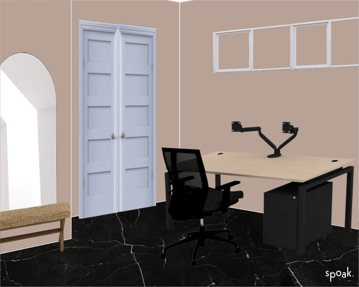 Office #1 designed by Marcie Kazanowski