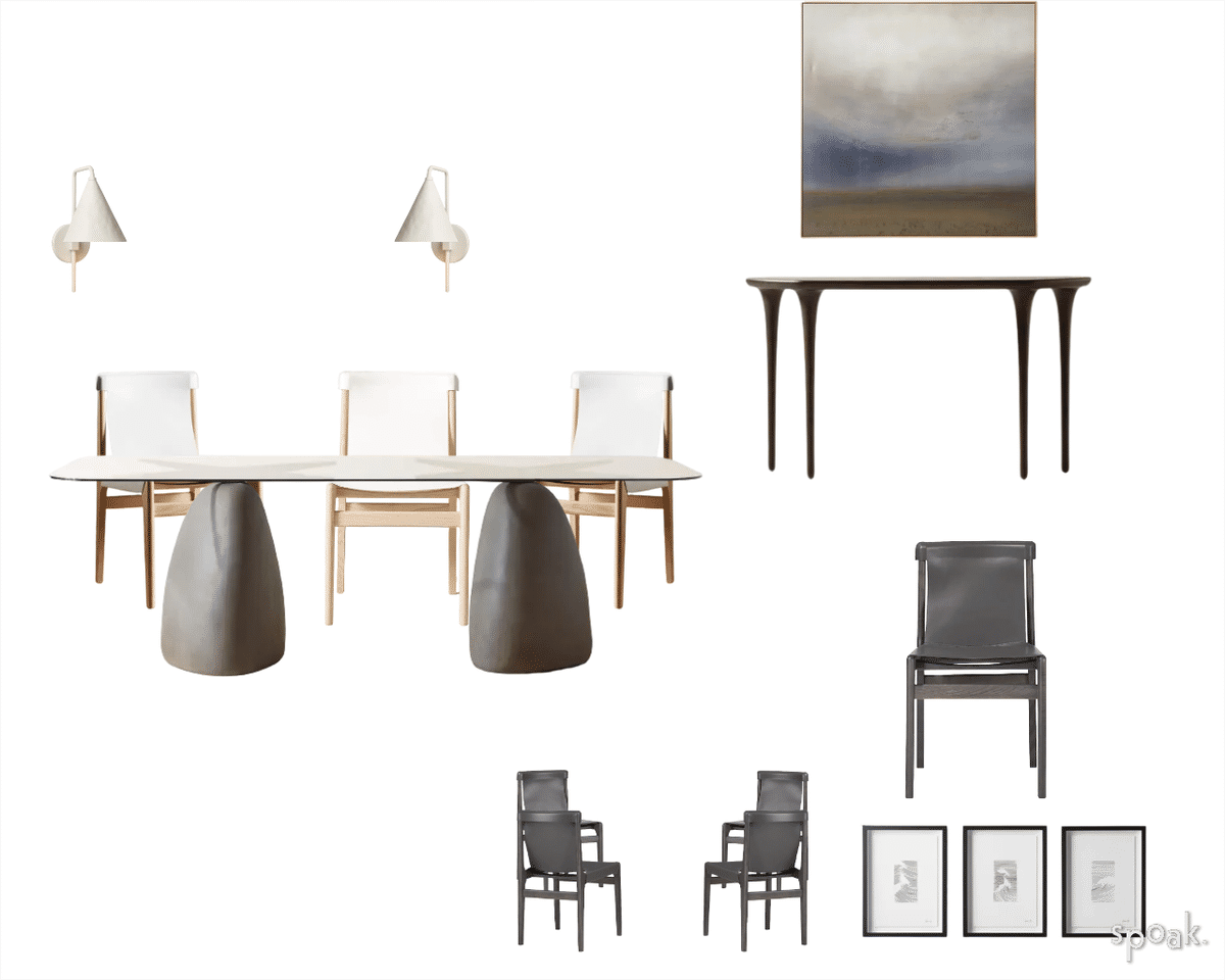 Dining_Mood Board designed by Evie Leigh