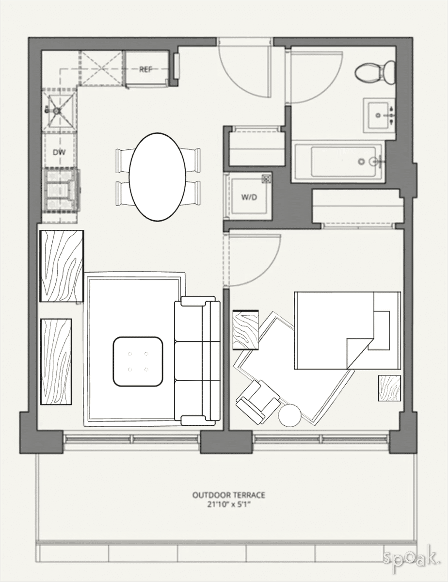 Craft Room Plan designed by Shelby Anderson