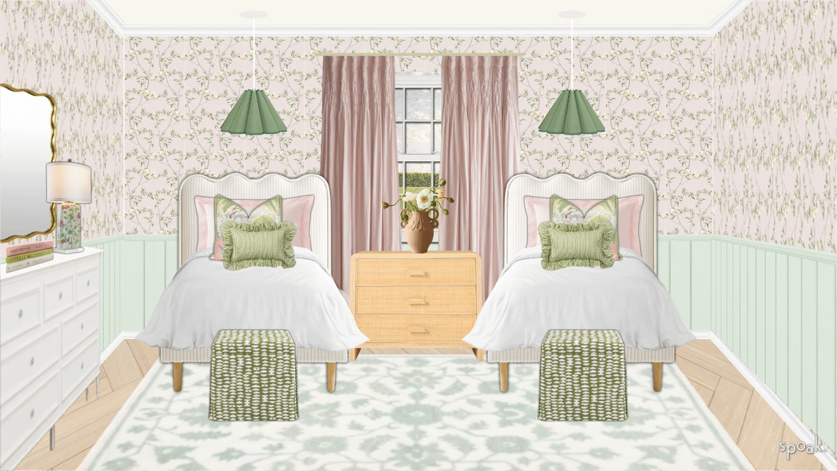 Girls room designed by Chandler Beasley