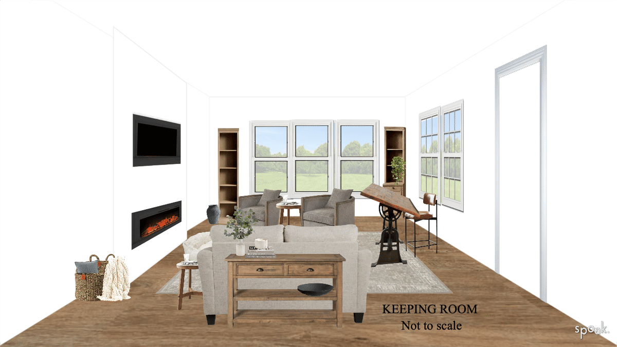 Keeping Room 1 designed by Kelly Majkowski