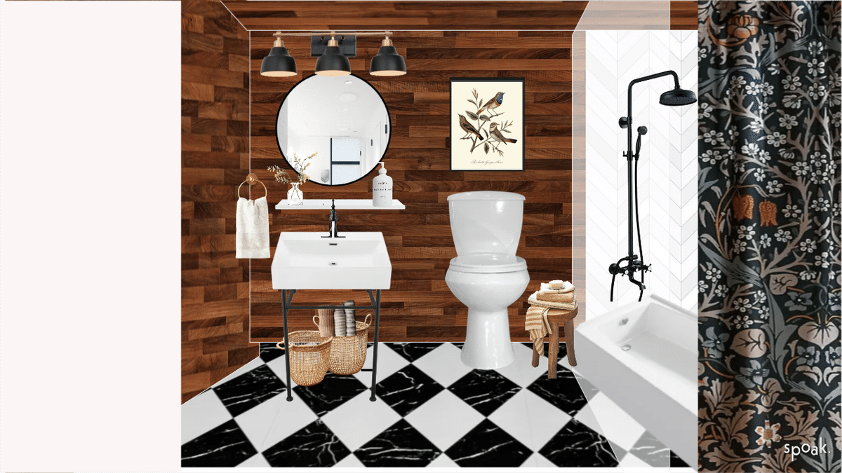 Bathroom (copy 2) designed by Ashley Colunga