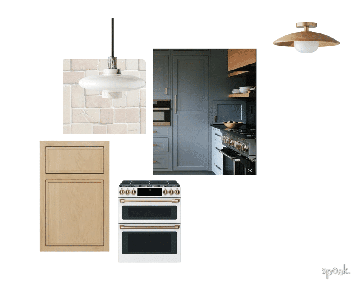 Kitchen Mood Board designed by Brittany Vink