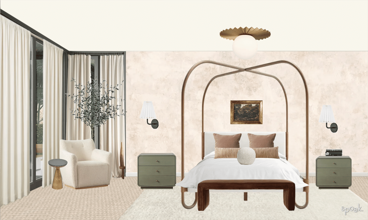 Primary Bedroom designed by Leydi Ortega