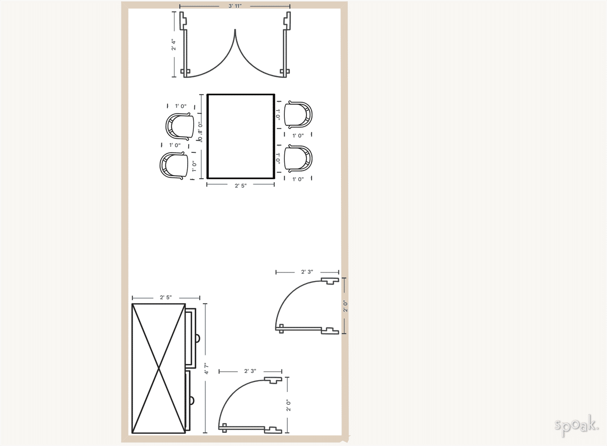 Hallway Plan designed by AMY CAIN